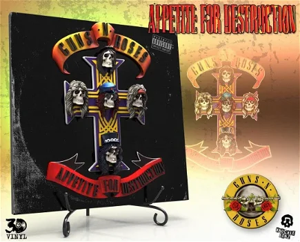 Knucklebonz Guns N’ Roses Appetite for Destruction 3D album statue - 1
