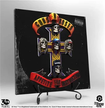 Knucklebonz Guns N’ Roses Appetite for Destruction 3D album statue - 2