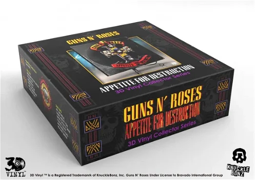 Knucklebonz Guns N’ Roses Appetite for Destruction 3D album statue - 4