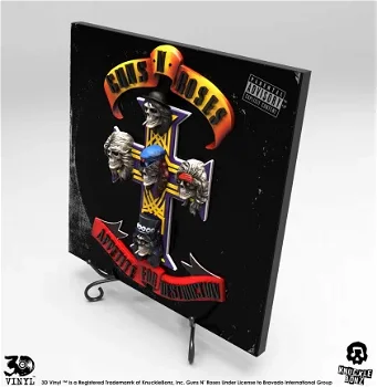 Knucklebonz Guns N’ Roses Appetite for Destruction 3D album statue - 7