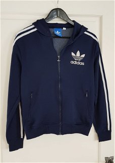 Adidas donker blauw vest maat S/176