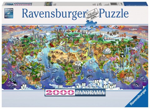 Ravensburger - World Wonders - 2000 Stukjes Nieuw - 2