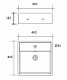 Sanifun wastafel Kesare 465 x 465 x 145 mm - 2 - Thumbnail