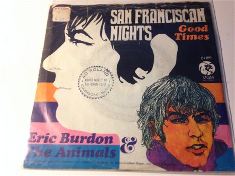 Eric Burdon & The Animals San Francisco Nights - 1