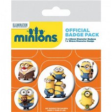 Minions Mayhem buttons bij Stichting Superwens!