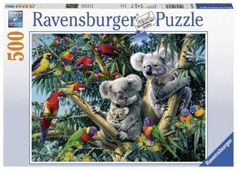 Ravensburger - Koalas in a Tree - 500 Stukjes Nieuw - 2