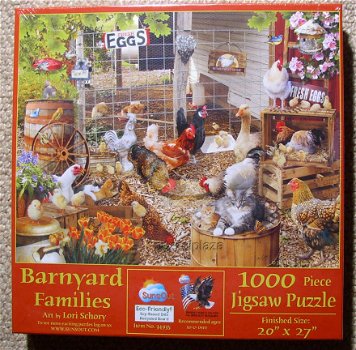 SunsOut - Barnyard Families - 1000 Stukjes Nieuw - 2