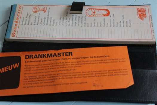 Vintage drankmaster - zwart - 3