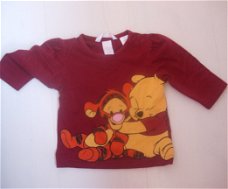 LEUKE MEISJES LONGSLEEVE MET POEH EN TIJGER EROP MAAT 62