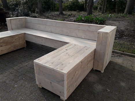 Loungesets steigerhout SPRING.. NIEUW Op maat gemaakt. - 3