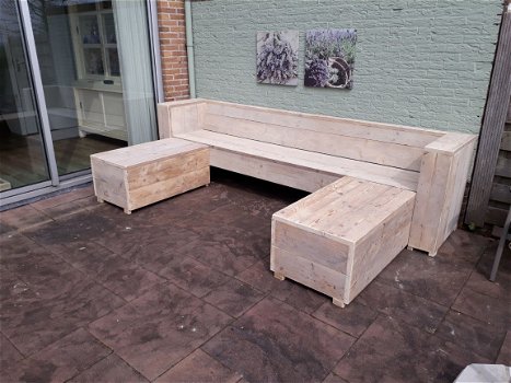 Loungesets steigerhout SPRING.. NIEUW Op maat gemaakt. - 7