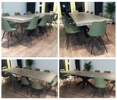 Steigerhouten tafel. Diverse modellen op maat gemaakt NIEUW - 4