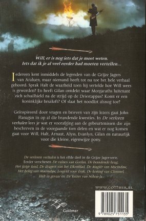 John Flanagan met De Grijze Jager boek II; De verloren verhalen - Afbeelding 2