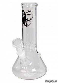 Glazen 'Anonymous' IJs Bong (AANBIEDING)