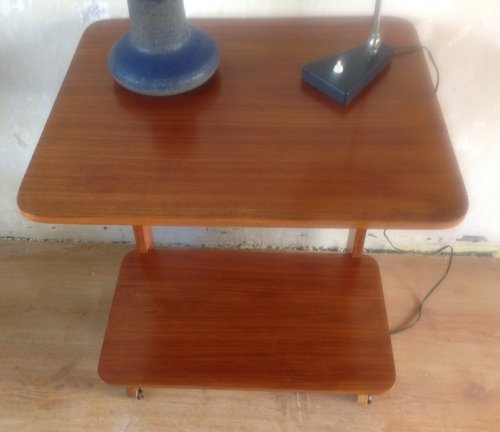 VERKOCHT ❤️ Mooivintage tafeltje, tv-meubeltje, jaren 50/60 - Afbeelding 2