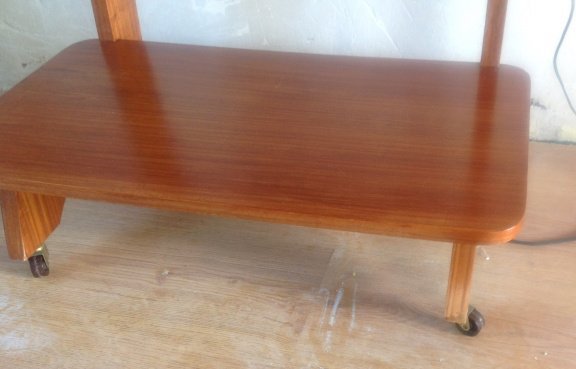 VERKOCHT ❤️ Mooivintage tafeltje, tv-meubeltje, jaren 50/60 - Afbeelding 5