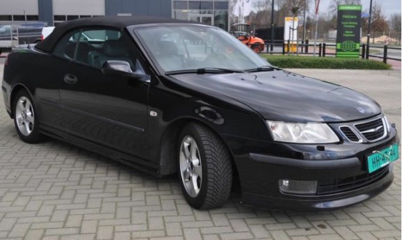 Saab 9-3 Cabrio - 2.0T Aero Hiersch uitvoering met 230PK Bijtel vriendelijk - 1