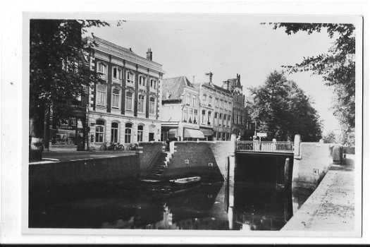 Oude kaart : Gouda : Westhaven met postkantoor - 2