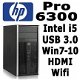 HP 6300 Pro MT PC | Intel i5 | 4GB DDR3 | 250GB HDD | USB 3.0 - 1 - Thumbnail
