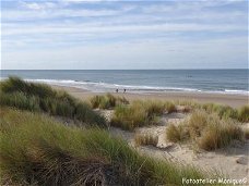 Poster Duinlandschap wandelaars Vrouwenpolder (PO14)