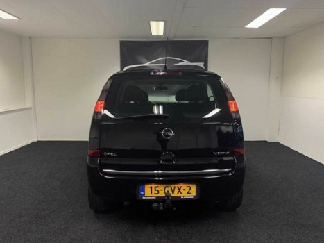 Opel Meriva - 1.4-16V Temptation 2008 Zwart Hoge Instap Airco APK 2019 NAP - 1