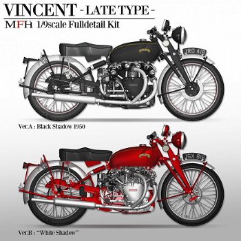 MF Hiro - HQ metal kits voor Vincent HRD - Brough Superior - Ansani motorfietsen - 1