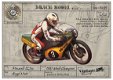 Brach Vintage Racing , high quality resin motorfiets bouwdozen in schaal 1 op 12 - 3 - Thumbnail