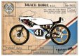 Brach Vintage Racing , high quality resin motorfiets bouwdozen in schaal 1 op 12 - 6 - Thumbnail