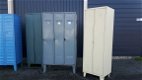 Industrie lockers Vintage fabriekskast Oude Hongaarse lockers lockerkasten - 4 - Thumbnail