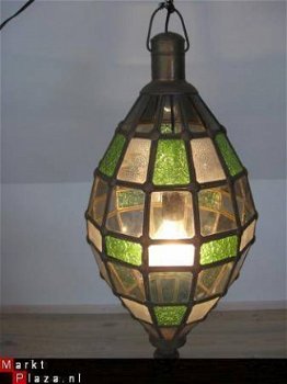 Mooie oude hanglamp...62 cm... - 1