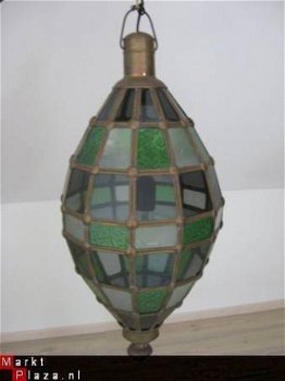Mooie oude hanglamp...62 cm... - 2