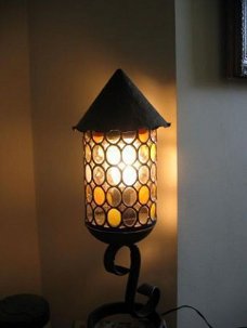 Oude tafellamp, origineel, uit de 40er jaren...