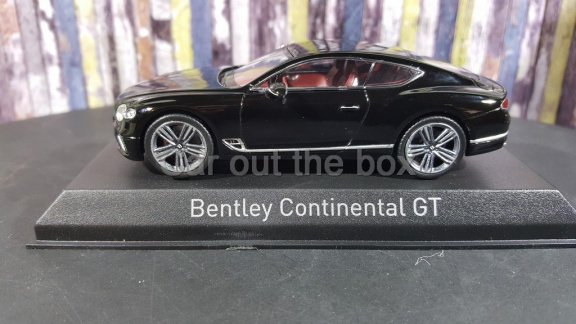 Bentley Continental GT 2018 Beluga Black 1:43 Norev - 1