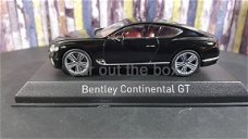 Bentley Continental GT 2018 Beluga Black 1:43 Norev