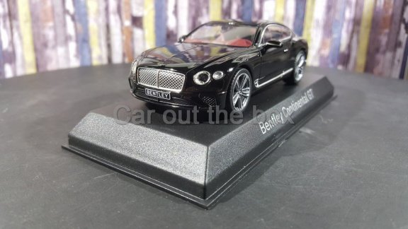 Bentley Continental GT 2018 Beluga Black 1:43 Norev - 2