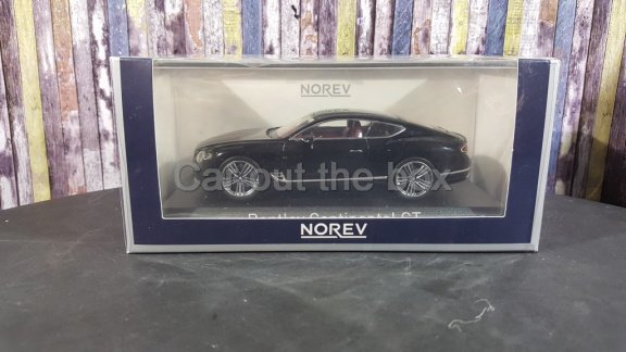 Bentley Continental GT 2018 Beluga Black 1:43 Norev - 4