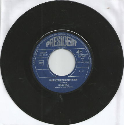 The Equals – I Can See, But You Don't Know (1970) - nr. 1