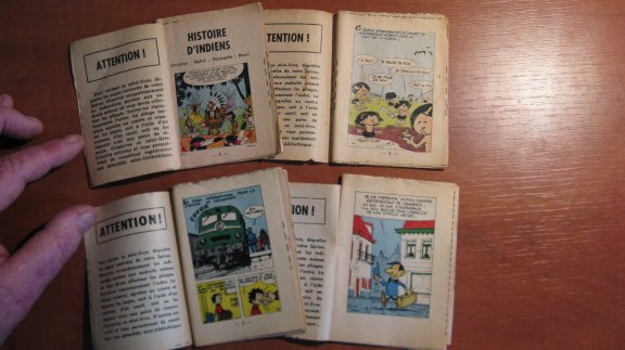 4 x oude miniboekjes jaren 60: Scipion Crampon du porte -a- porte - 2