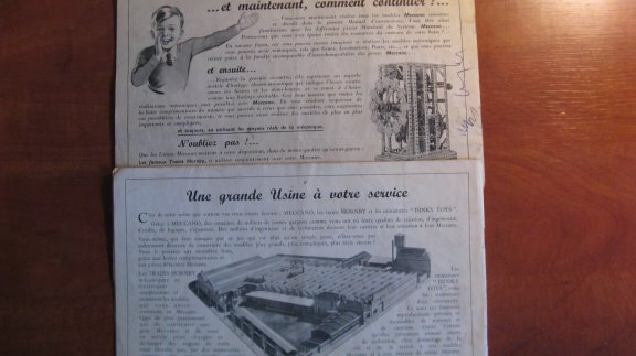 2 x Oude Meccano boekjes 2A en 4A mét voorbeelden...1954! - 3