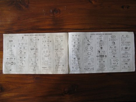 2 x Oude Meccano boekjes 2A en 4A mét voorbeelden...1954! - 4