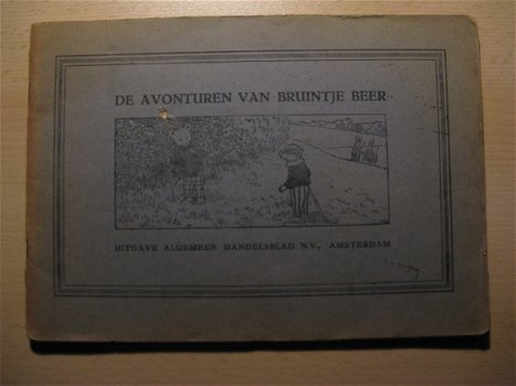 Oud stripboek De avonturen van Bruintje Beer...1932 - 1