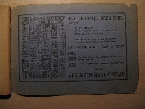 Oud stripboek De avonturen van Bruintje Beer...1932 - 5