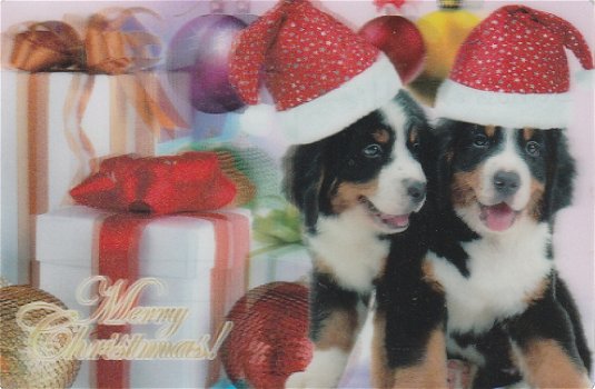 Merry Christmas 2012 3d kaart - 1