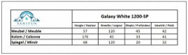 Sanifun badkamermeubel Galaxy White 1200-SP - 6 - Thumbnail