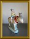 Antiek porseleinen beeldje : ezel met bewegende kop //donkey with nodding head - 2 - Thumbnail