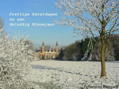 Fotokaart Ter Hooge sneeuwlandschap (Kerst04) - 1