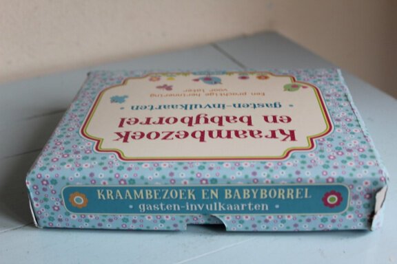 Kraambezoek en babyborrel - gasten-invulkaarten - Afbeelding 5