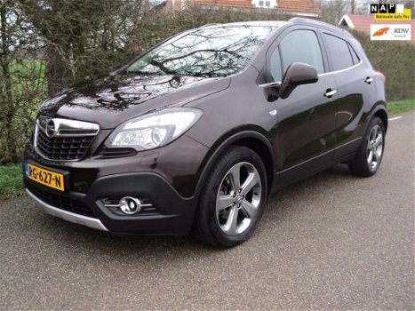 Opel Mokka - 1.7 CDTi Cosmo trekhaak navigatie achteruitrijcamera leder dealeronderhouden - 1