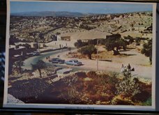 Schoolplaat van Jeruzalem - Blick vom Ölberg.