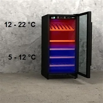 Wijnkoelkast 80 flessen (2 temperatuur zones) - 2